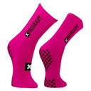 SKARPETY PIŁKARSKIE GETRY ANTYPOŚLIZGOWE SPORTOWE TRENINGOWE RÓŻ JUNIOR