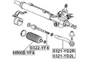 FEBEST BOCALES VOLANTE DERECHA HONDA CONTROL REMOTO YF4 2009-2014 GN 