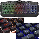 ИГРОВАЯ КЛАВИАТУРА СО СВЕТОДИОДНОЙ ПОДСВЕТКОЙ ДЛЯ ГЕЙМЕРОВ