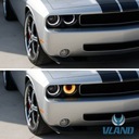 DODGE CHALLENGER 2008-2014 FARO FAROS IZQUIERDA + DERECHA PARTE DELANTERA EUROPA DIODO LUMINOSO LED VLAND 