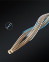 Płaski patchcord kabel przewód sieciowy Ethernet RJ45 Cat 6 UTP 1000 Mbps 1 Waga produktu z opakowaniem jednostkowym 0.15 kg