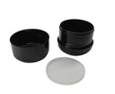 Pojemniczek słoiczek 50 ml Czarny cały