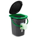 TOALETA PRENOSNÁ TURISTICKÁ VEDRO WC 19L VÝKONNÁ DO 130kg GreenBlue GB320 Značka GreenBlue