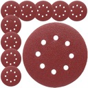 ШЛИФОВАЛЬНАЯ БУМАГА 180 мм ДИСКИ НА ВЕЛКРО ДЛЯ КАЧЕСТВЕННОЙ ШЛИФОВАЛЬНОЙ МАШИНЫ P80 10 шт.