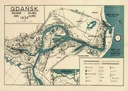 Старый план Гданьского порта Данциг Хафен 1939 г. 50x40см