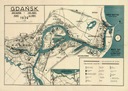 Старый план порта Гданьск Данциг Хафен 1939 г. 70x50см