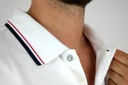 BEN SHERMAN Pánske polo tričko TBS16 biele XXL Dominujúci vzor bez vzoru