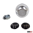 РУЧКА ПЕРЕКЛЮЧЕННЯ ПЕРЕДАЧ РУКОЯТКА ЗМІНИ DO VW TOURAN 2003-2025 5/6-BIEGOWA АЛЮМІНІЄВА СРІБНА  (18506323307) фото min 6