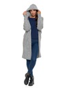 Elegantný dámsky sveter Dlhý kardigan s kapucňou Teplý Voľný strih MORAJ EAN (GTIN) 5902720424706