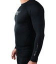 Rashguard Athletic Shiny Čierny dlhý rukáv M Veľkosť M