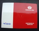 DAEWOO Tico (01.1997) - Instrukcja Obsługi