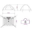Намети Vidaxl Туризм 125 Cm 275 X 215 X
