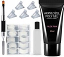 НАБОР АКРИЛГЕЛЬ АКРИЛГЕЛЬ ПОЛИГЕЛЬ СТРОИТЕЛЬНЫЙ 30МЛ TIPSY FORMS DUAL LIQUID + пленка