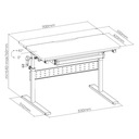 Детский регулируемый стол XD SPE-X102W 90x60 см