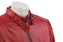 Dámska kožená bunda červená DORJAN EWA467 XS Rukáv dlhý rukáv