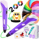 ZESTAW DŁUGOPIS DRUKARKA 3D +SZABLONY +WKŁADY 200M