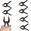 ZACISK PLASTIKOWY KLIP KLIPS FOTO STUDIO STUDYJNY ŻABKA DO TEŁ ZESTAW 6SZT