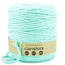 Нитка хлопковая для макраме, 5мм, 100м, мятная.