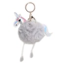БРЕЛОК-БРЕЛОК С ПОМПОНОМ ЕДИНОРОГА МЕХОВЫЙ ЕДИНОРОГ