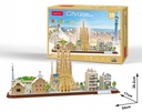 3D ПАЗЛ CITYLINE Барселона 186 деталей Парк Базилика
