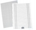 Линейка A5, двусторонняя сетка и линия, 1 шт.
