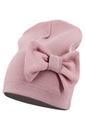 ДЕТСКАЯ ВЕСЕННЯЯ ОДНОСЛОЙНАЯ ШАПКА С БАНТОМ