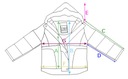 Chlapčenská zimná športová bunda teplá žltá membrána 5 000 FST 5548 152 Prevažujúcy materiál polyester