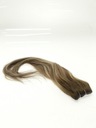 Fshine Наращивание волос Remy настоящие волосы на проволоке 45 см