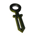 Спиннер KEYRAMBIT TIKTOK БРЕЛОК МЕЧ MINECRAFT ЦВЕТ черное золото