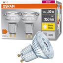 ГАЛОГЕННАЯ светодиодная лампа GU10 4,3 Вт = 50 Вт 827 OSRAM 2PAK