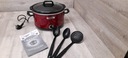 GG37 Wolnowar Crock-Pot SCV400RD-050 3,5L OPIS!!!! Bezpieczeństwo nienagrzewające się uchwyty nóżki antypoślizgowe