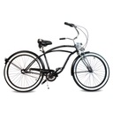 Мужской велосипед Beach Cruiser 26 черный SPRINGER MAT RoyalBi shimano 3 скорости