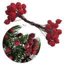 АССОРТИМЕНТ Веточка ИСКУССТВЕННЫЙ ОРНАМЕНТ УКРАШЕНИЕ Боярышник РОЖДЕСТВЕНСКИЙ КРЕМ