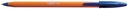 Традиционная шариковая ручка Bic Orange Original Fine, 0,8 мм, колпачок, СИНИЙ x10