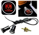 ZESTAW 2x LAMPKA DRZWI LED LOGO DODGE GRAND CARAVAN HORNET VIPER EMBLEMAT