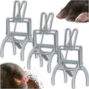 3x PUŁAPKA NA KRETY ŁAPKA SILNY KRETOŁAP NORNICE PROFESJONALNA SOLIDNA STAL