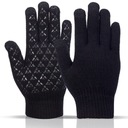 ТЕПЛЫЕ ЖЕНСКИЕ СЕНСОРНЫЕ ПЕРЧАТКИ ДЛЯ ТЕЛЕФОНА ЗИМНИЕ ЧЕРНЫЕ