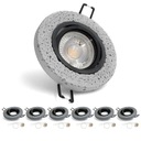 Zestaw 6x oprawa oświetleniowa BARI ROUND BLACK