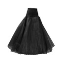 Dlhá sukňa s elastickým pásom v páse, čierna Hmotnosť (s balením) 0.317 kg