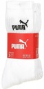 Ponožky Puma dlhé 3-pack biele veľ. 43/46 Kód výrobcu 883296 02