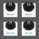 КОМПЛЕКТ DO ВЕНТИЛЯЦІЇ ГАЛЬМІВ 3L Z КОНТЕЙНЕРОМ 1L I 4 ADAPTERAMI  (18034180935) фото min 6