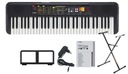 YAMAHA PSR F-52 KEYBOARD KLAWISZ + STATYW + KURS