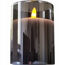 СВЕЧА СВЕЧА СВЕТОДИОД СТЕКЛО СТЕКЛО СВЕЧА ПЛАМЯ ЭФФЕКТ ПЛАМЕНИ НА БАТАРЕЕ