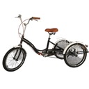 20-дюймовый трехколесный велосипед для взрослых, черный