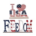 ДЕРЕВЯННЫЕ ФИГУРКИ ПАТРИОТИЧЕСКИЕ ДЕРЕВЯННЫЕ БУКВЫ 2 ШТ.