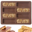 FORMA SILIKONOWA DO PIECZENIA BATONÓW MUSLI CIASTEK FOREMKA NA BATONIKI