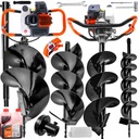 БЕНЗИНОВАЯ БУРОВАЯ УСТАНОВКА ШНЕК + 3 СВЕРЛА 10/20/30 СМ