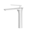 VELDMAN ZEVA смеситель для умывальника, ВЫСОКИЙ БЕЛЫЙ