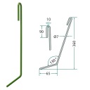 PALCE ZAGARNIAJACE GRABKI VERS SOC DE SEMOIR AMAZONE D8 2,5M BOGATY KIT 24SZT.photo 10