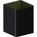 ТРУБА КРУП ПВХ КВАДРАТНАЯ 80 ЧЕРНАЯ ra9005 длина 1,95 м